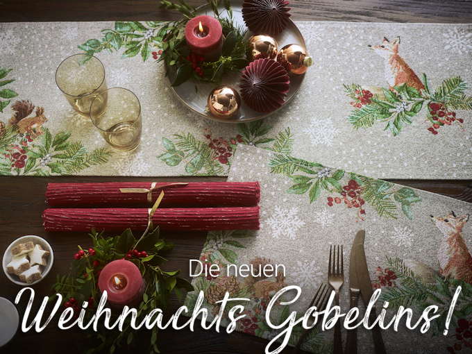 Sander Gobelin Tischläufer Weihnachten