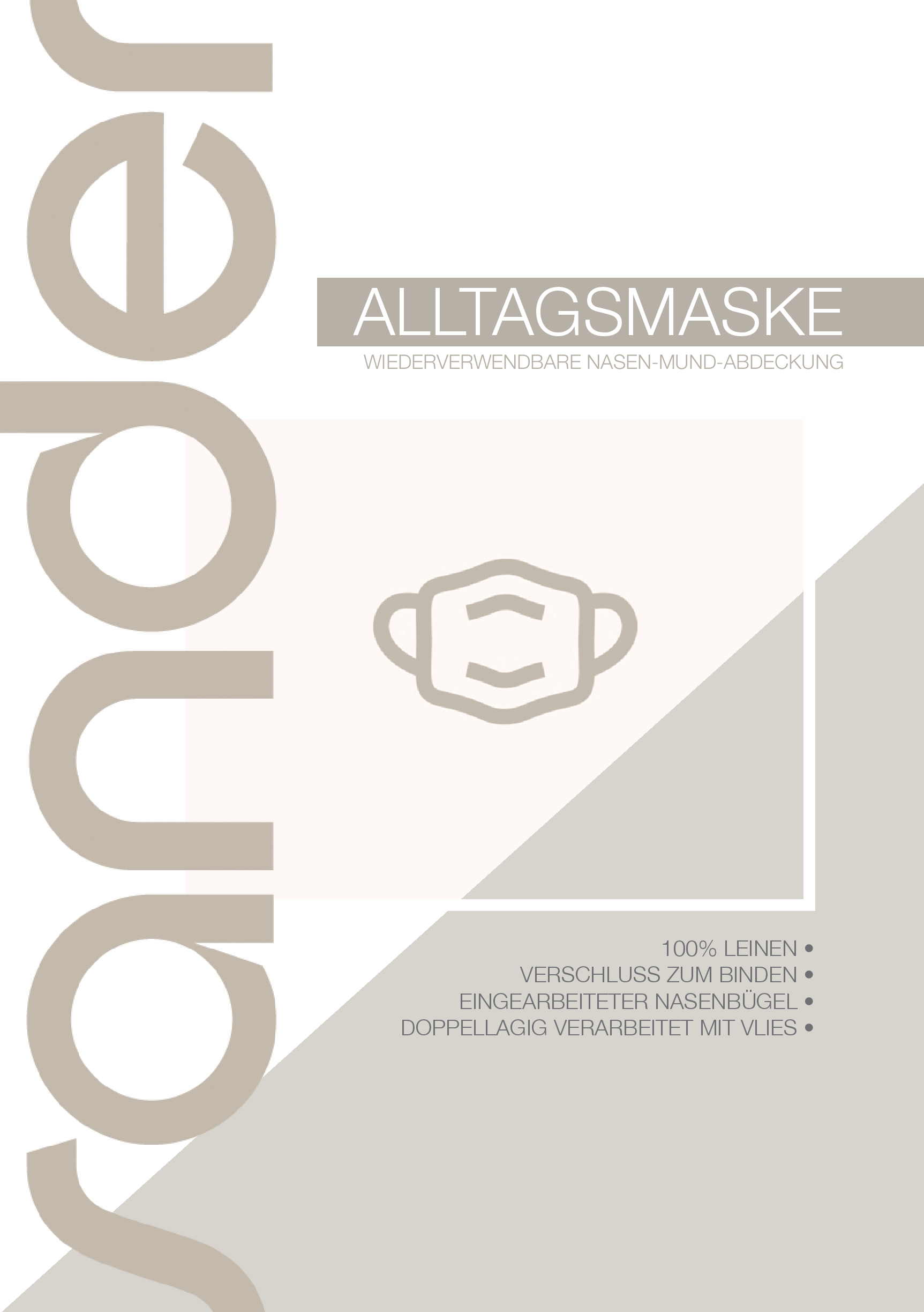 Alltagsmaske / Community Maske von Sander