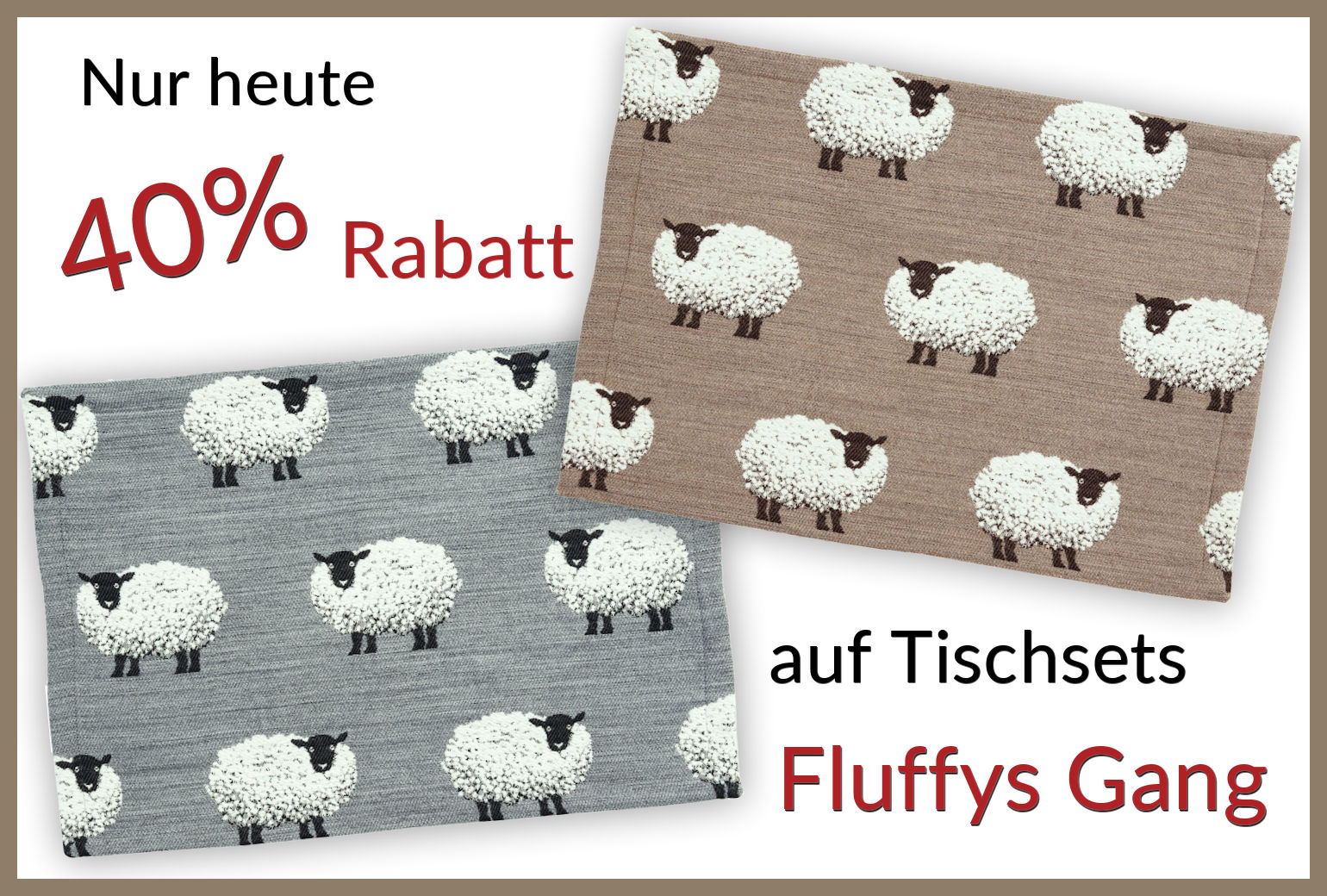 Tischsets Schaf Sander