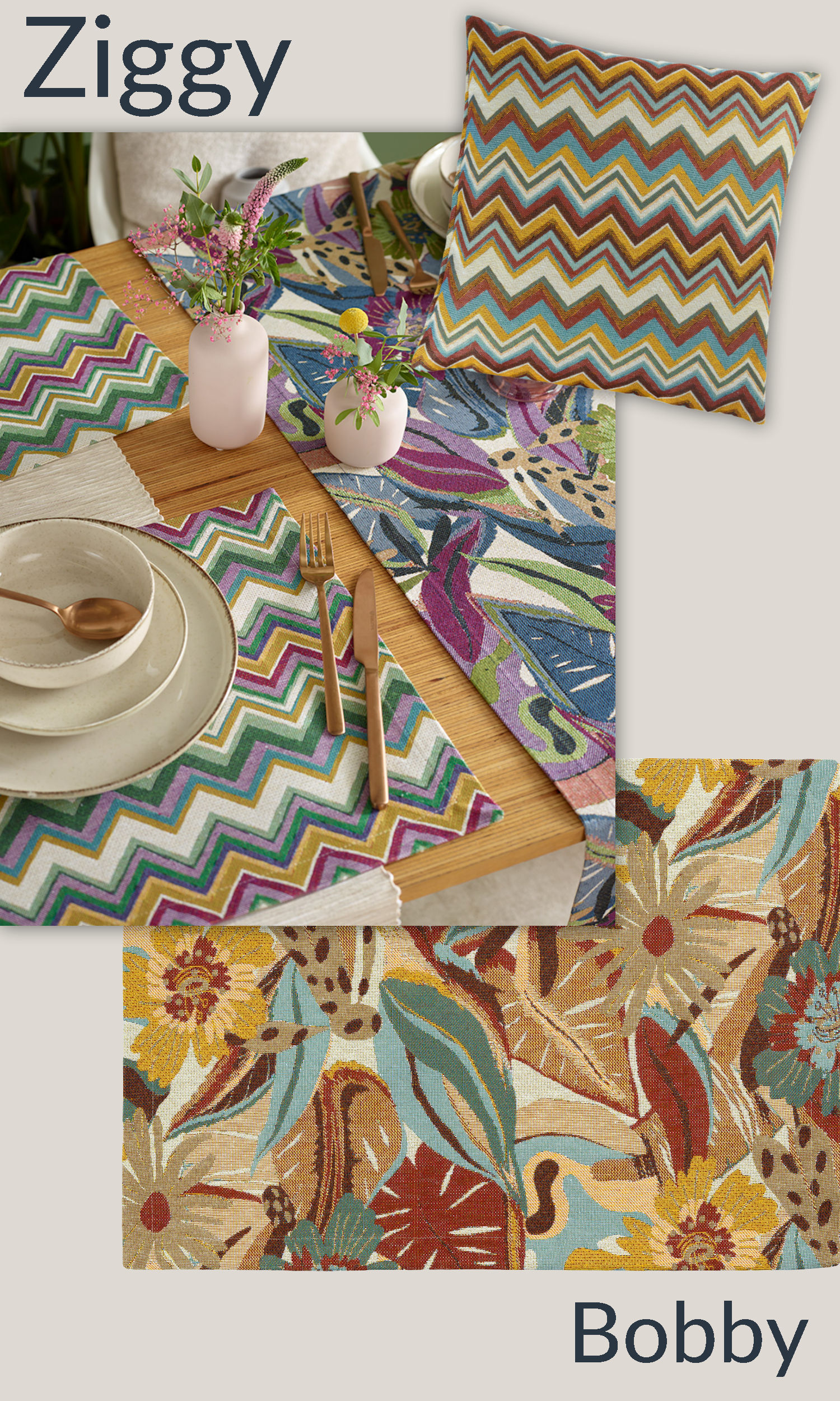 Jacquard Tischwäsche Sander Sommer