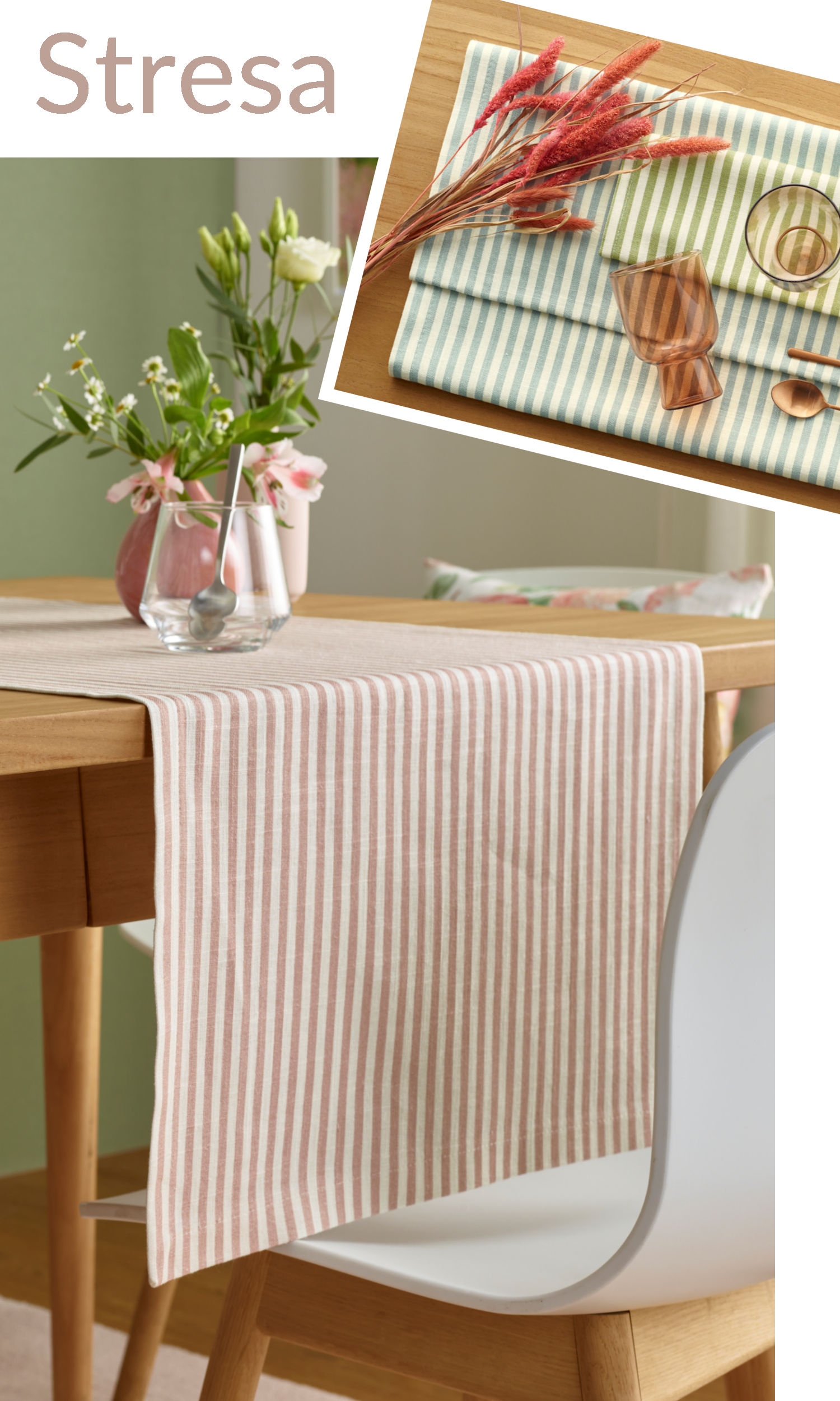 Tischdecke Streifen Sander