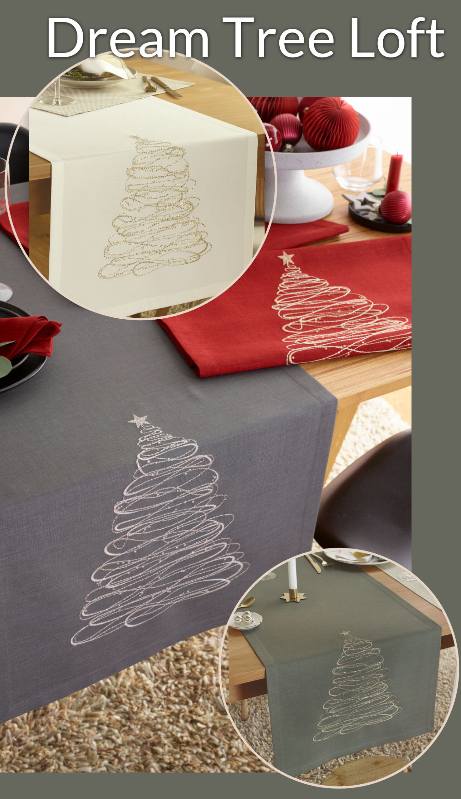 Tischläufer Weihnachten Sander