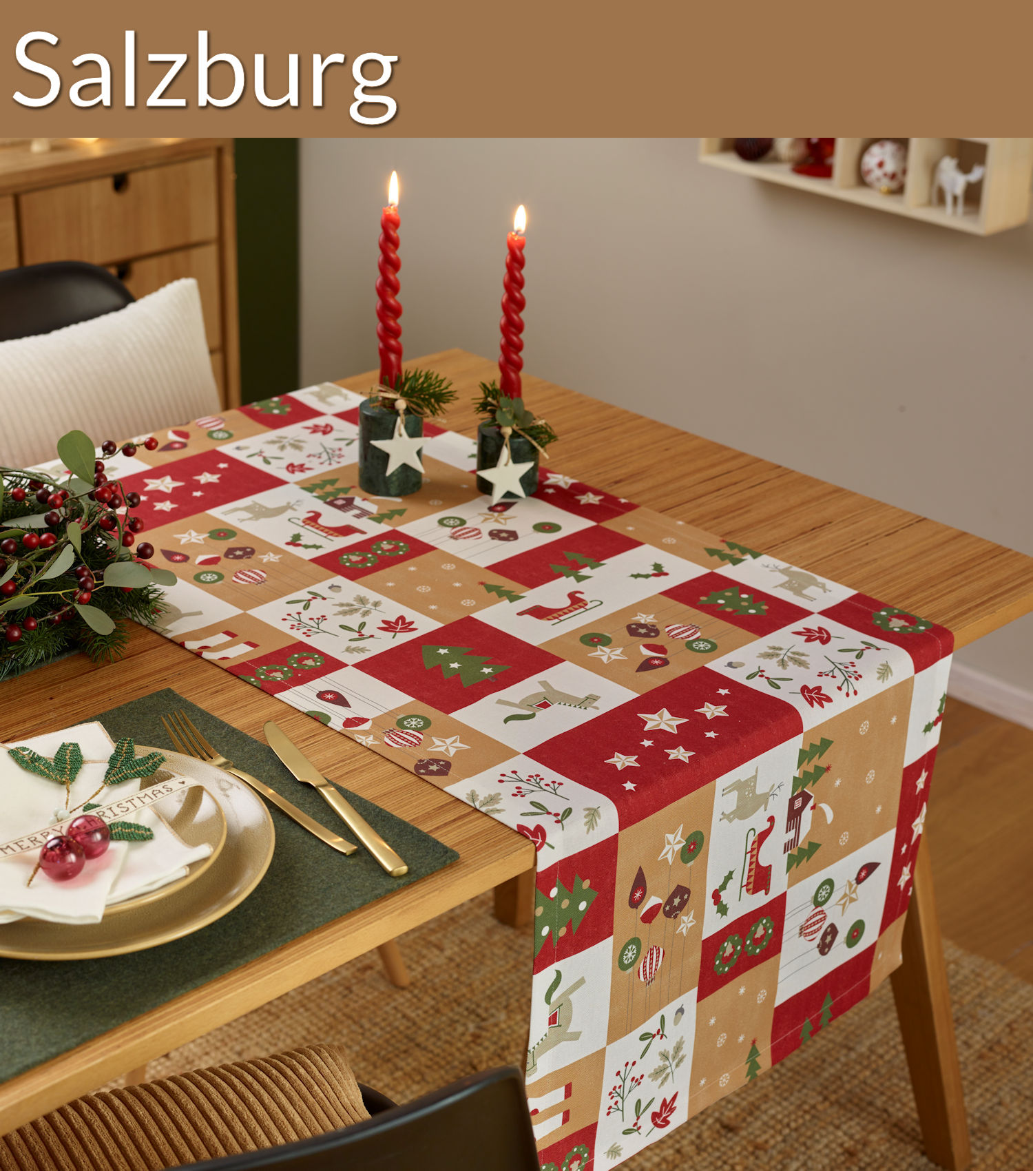 Tischläufer Weihnachten Sander