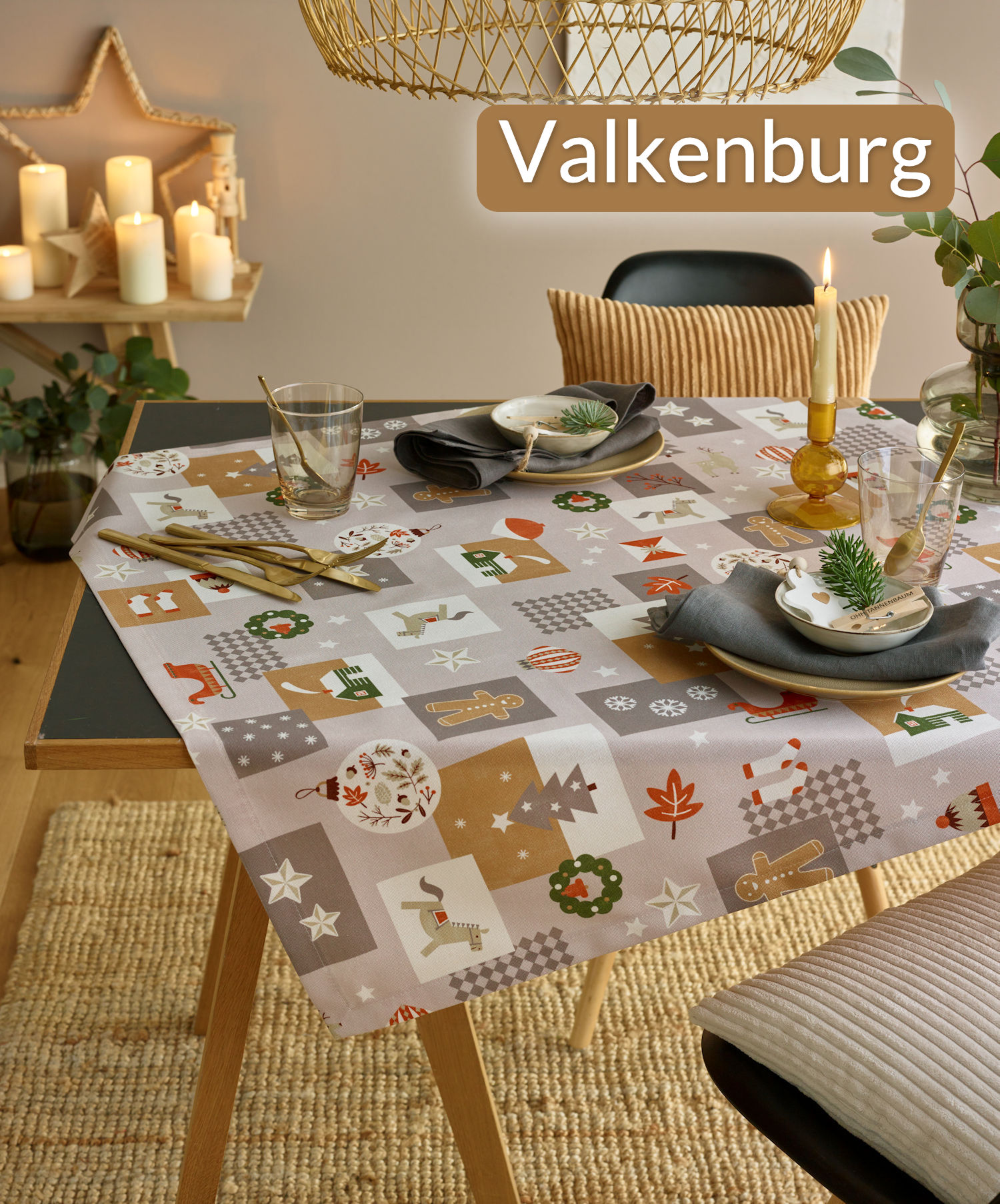 Tischdecke Sander Weihnachten