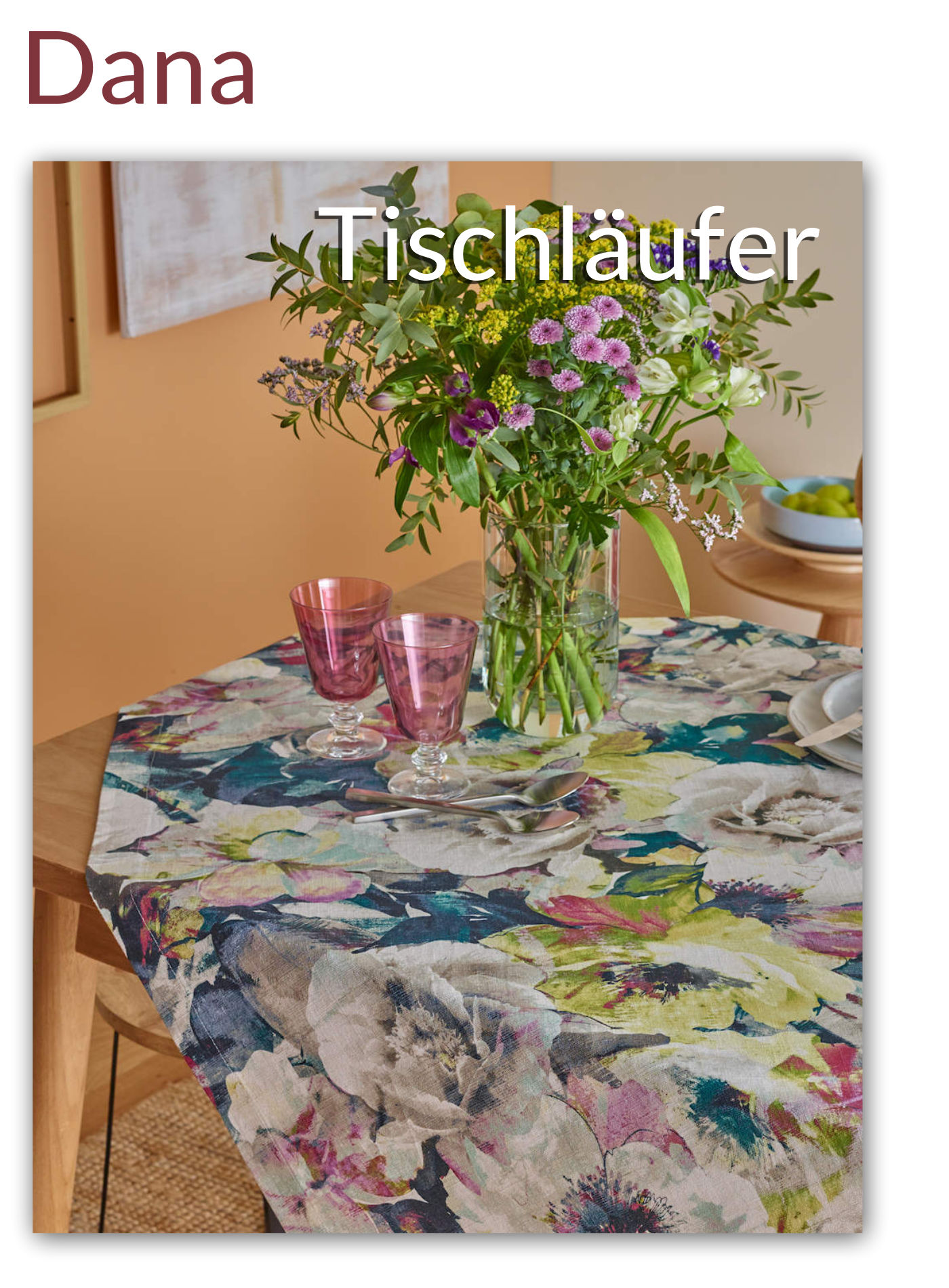 Tischläufer Leinen Sander