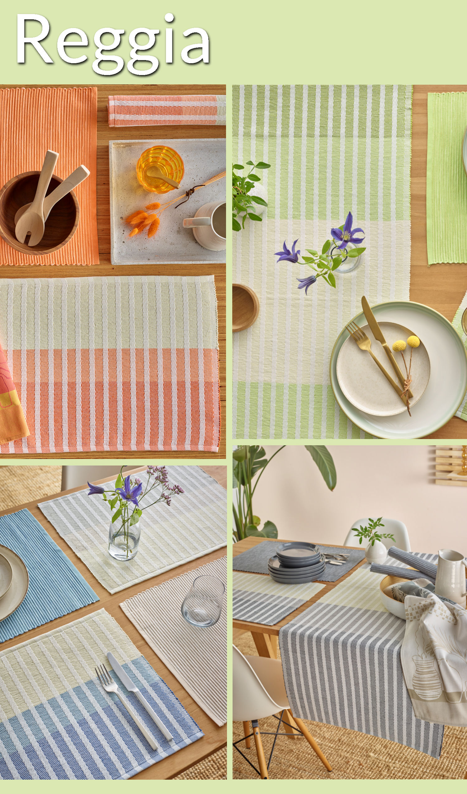Tischsets Streifen Sander