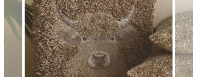 Kuschelkissen Stier Sander Herbst