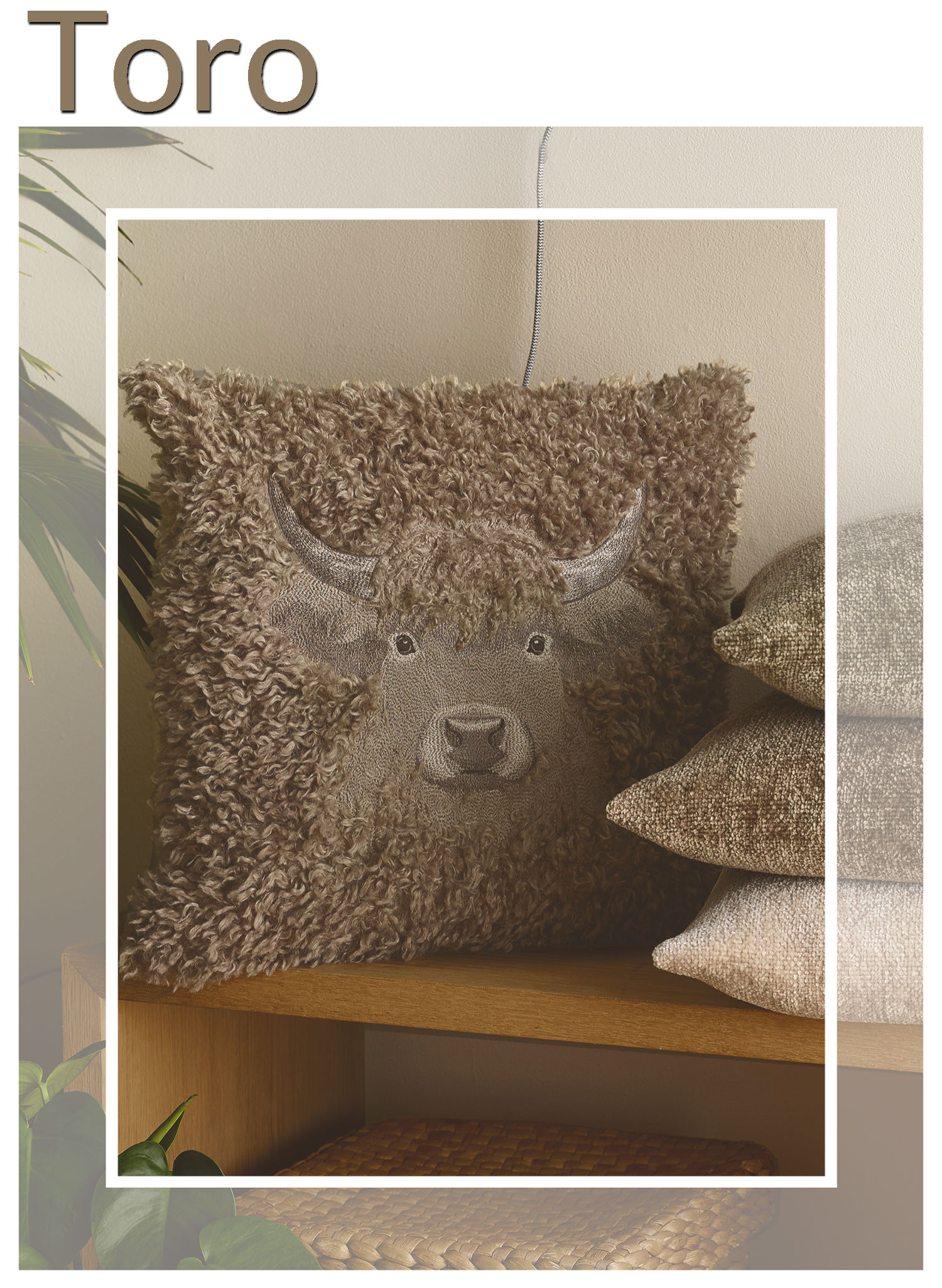 Kuschelkissen Stier Sander Herbst