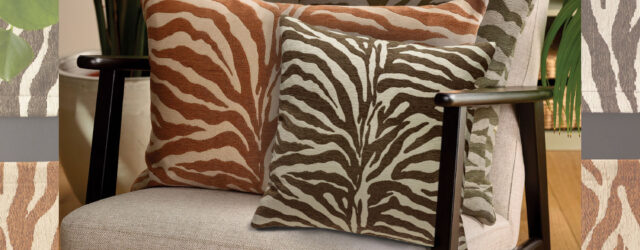 Kissen Zebramuster Sander