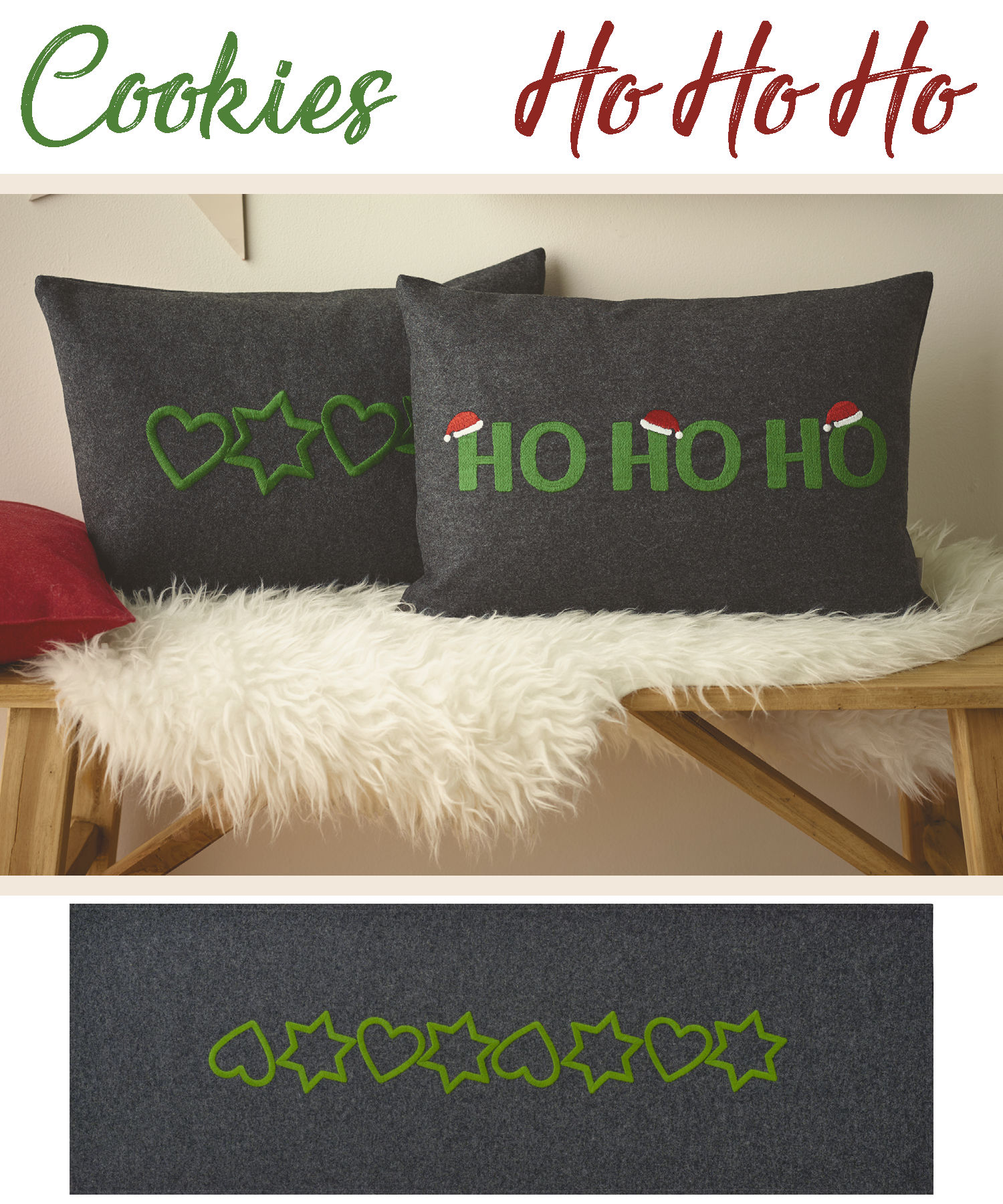 Kissen Weihnachten Sander