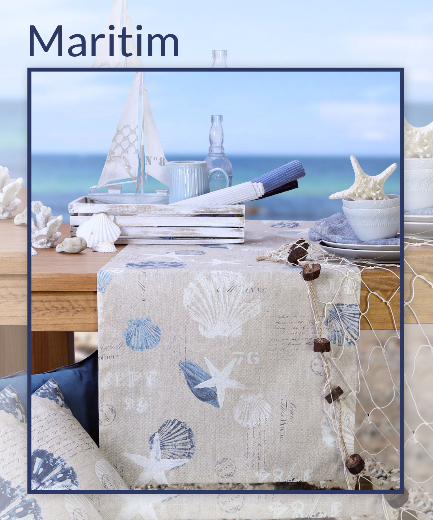 Tischdecke maritim Sander