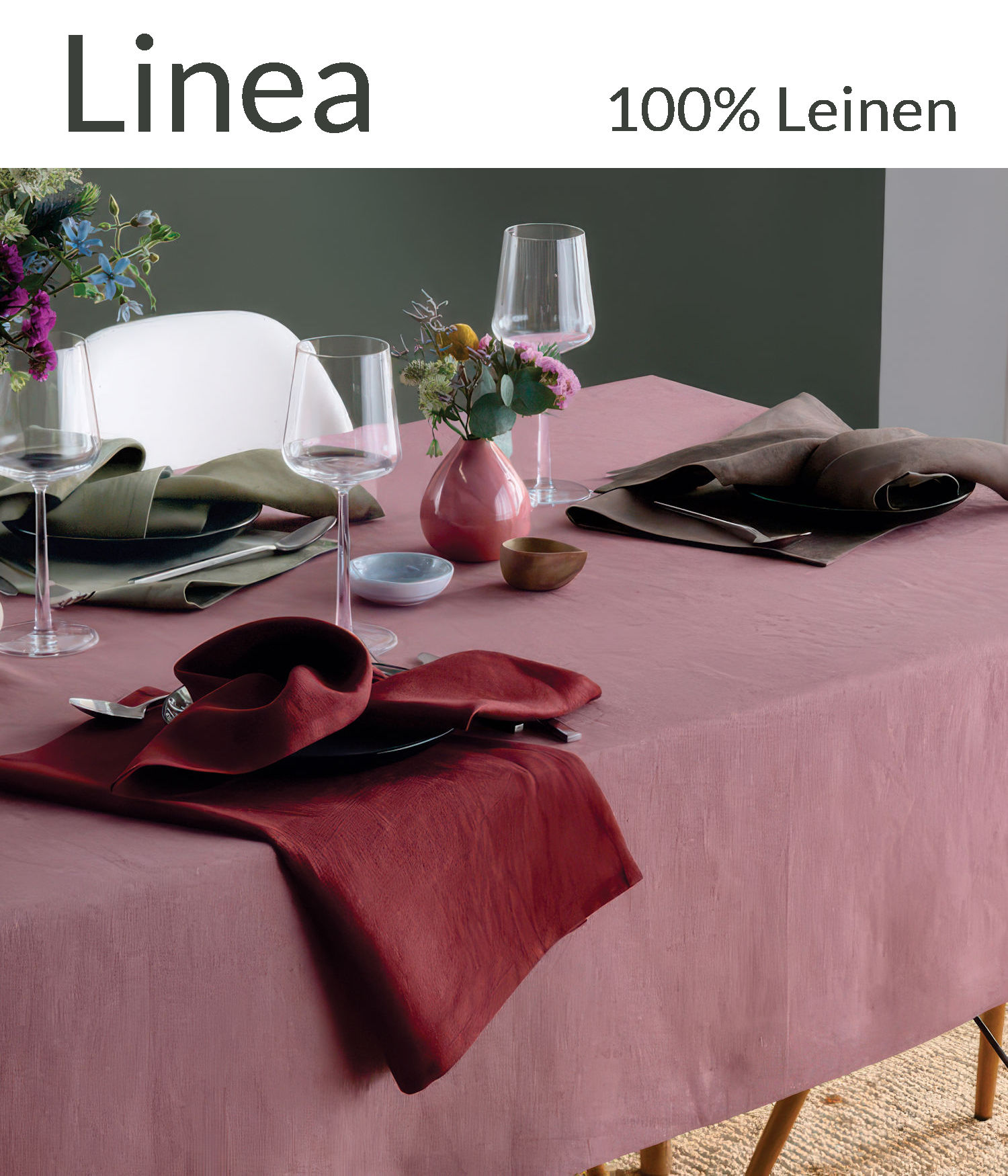 Tischdecke Leinen Sander