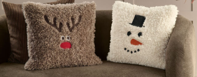 Kissen flauschig Sander Weihnachten