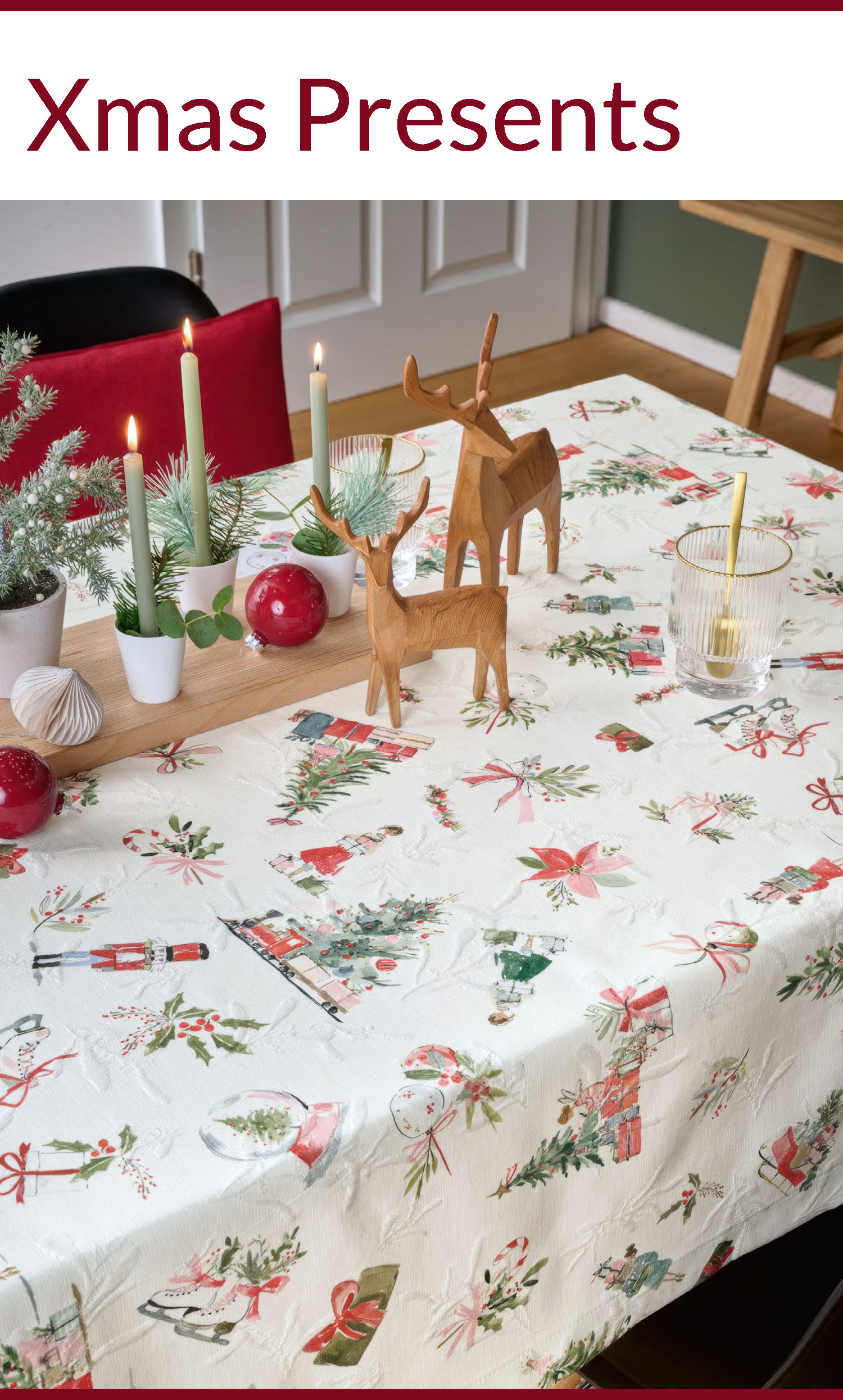 Tischdecke Weihnachten Sander