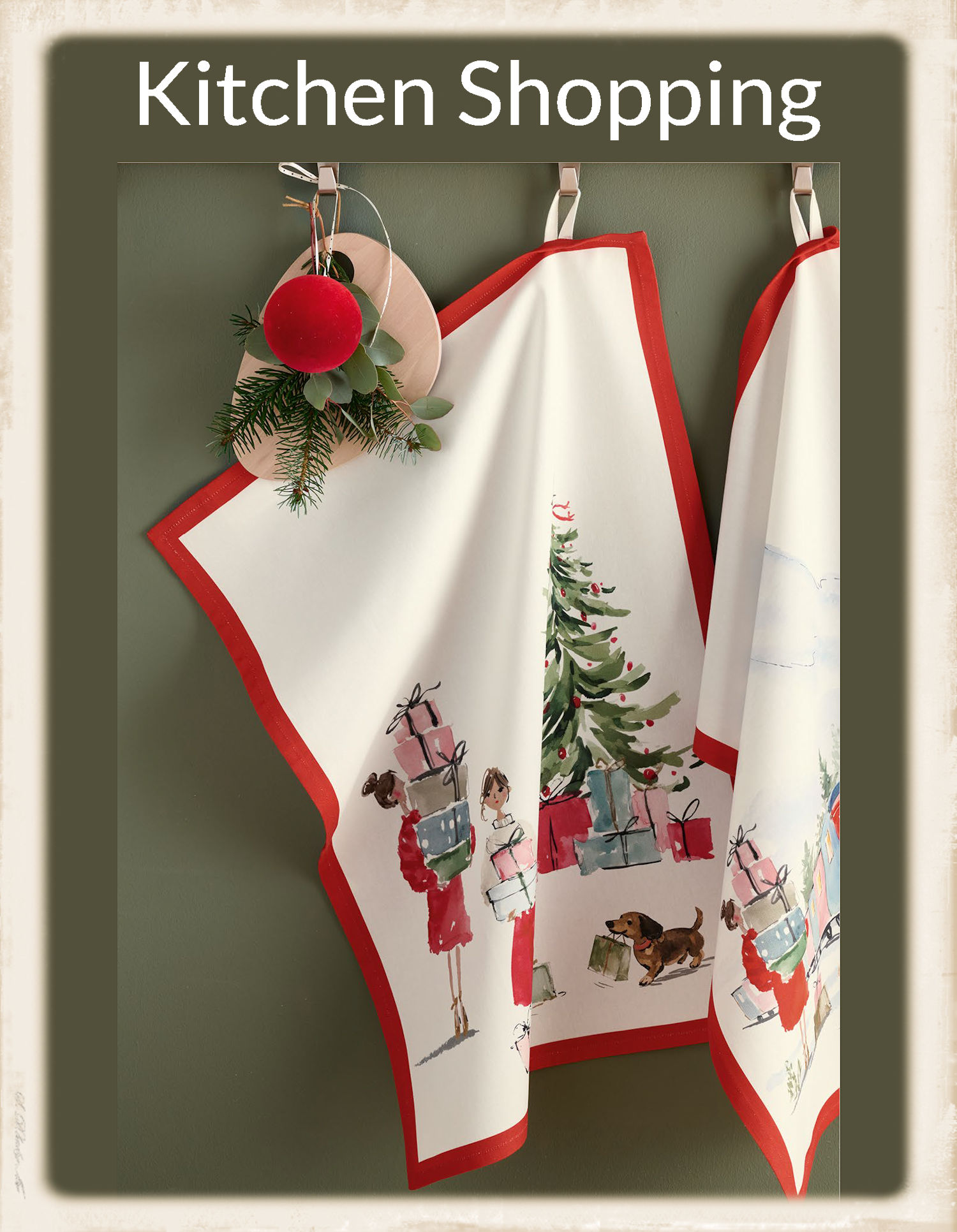 Geschirrtuch Weihnachten Sander