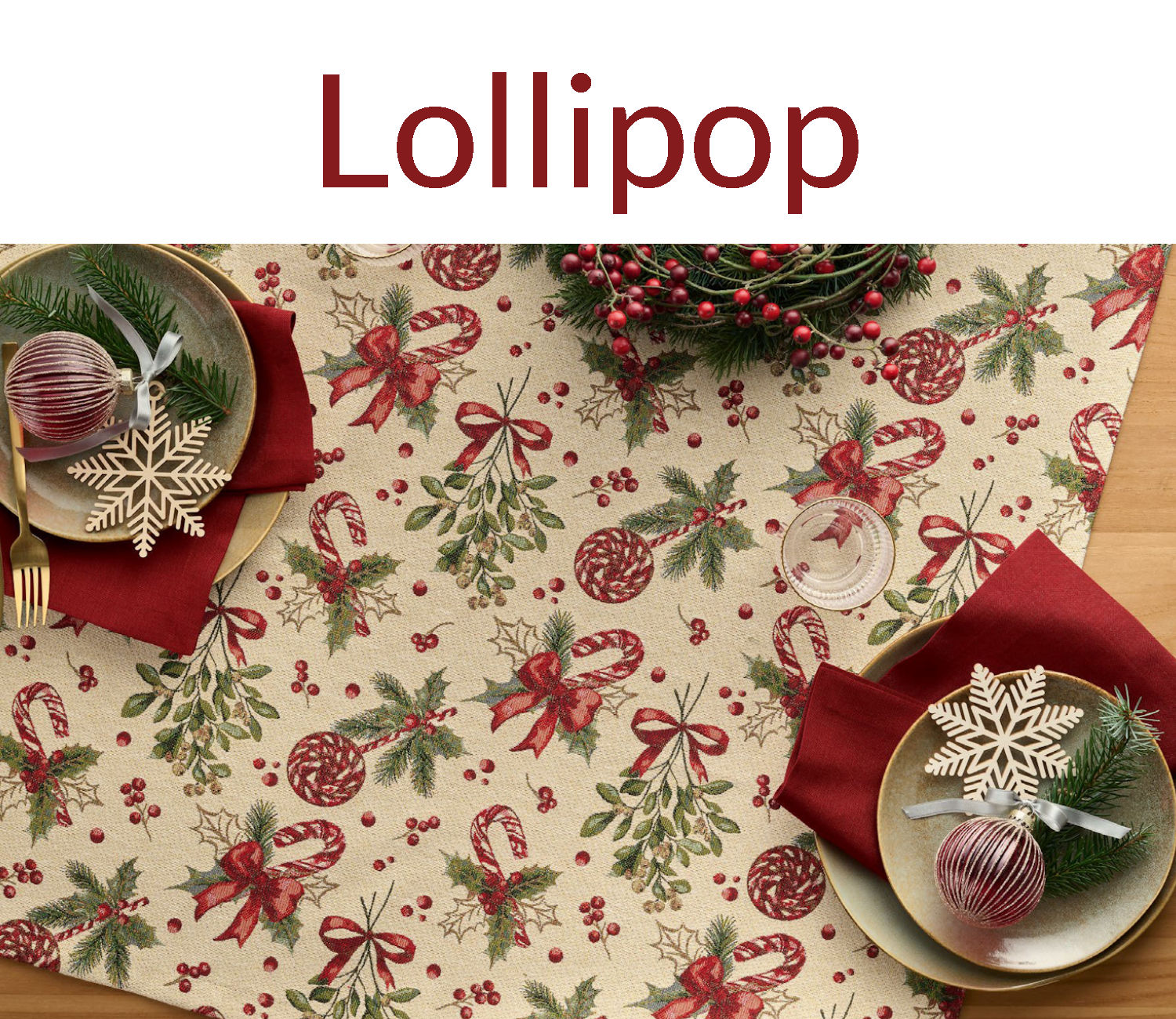 Tischdecke Weihnachten Sander